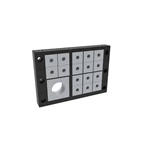 Sistema de entrada de cabos IP54 UL94-V0 Classe de chama Autoextinguível Estrutura destacável KBL 24/17-MT