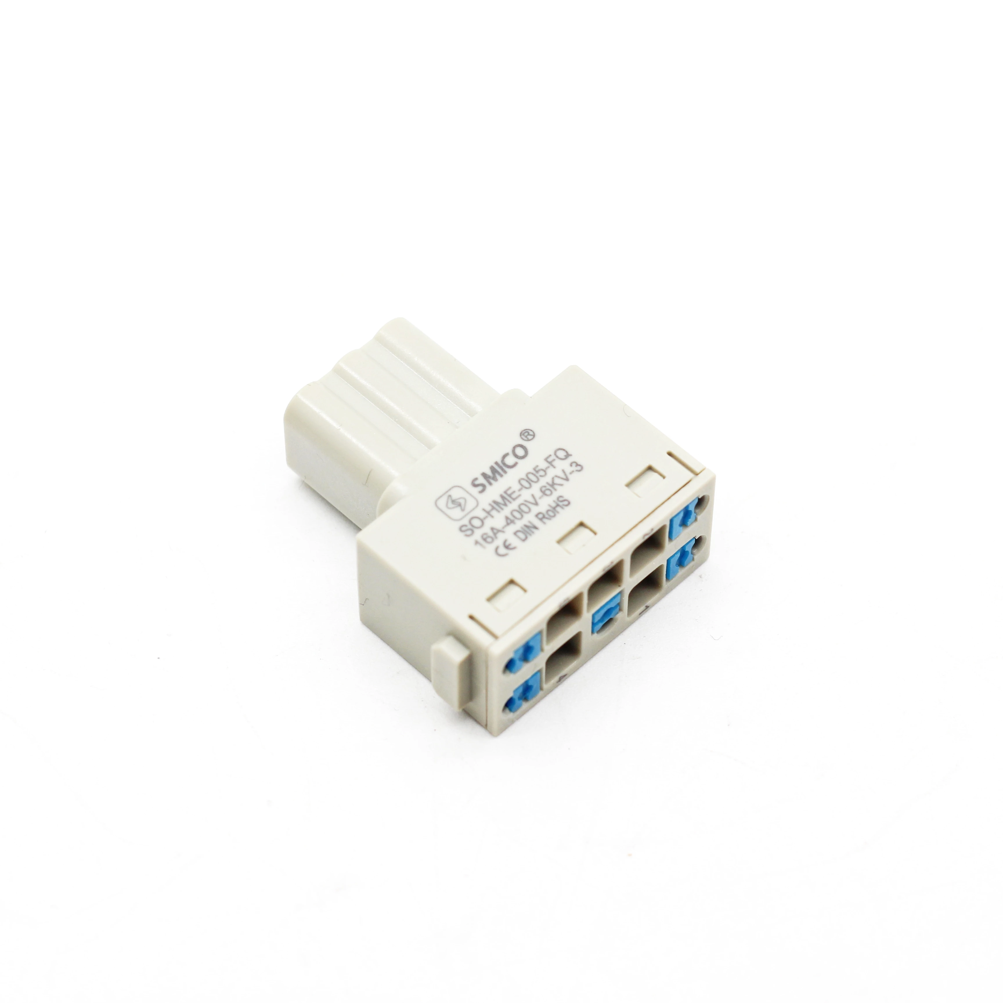 09140052716 HME-005-FQ Conector modular de alta resistência com trava rápida fêmea de 5 pinos novo tipo