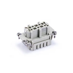 Conector retangular HE-010-FC 16A 500V 09330102702 Terminal de crimpagem fêmea de 10 pinos