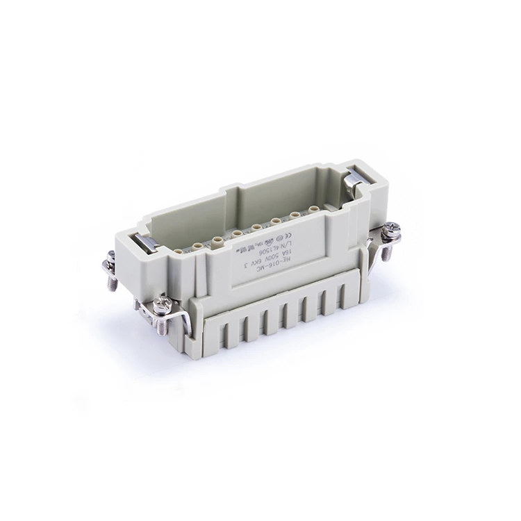 Conectores industriais HE-016-MC para serviços pesados, terminal de crimpagem 09330162602