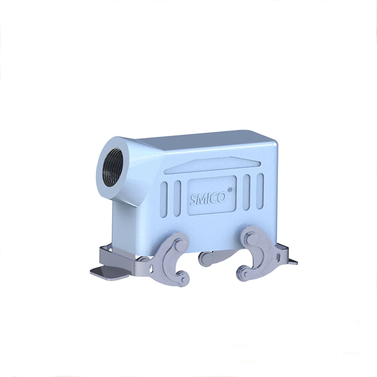 Conector de tomada e plugue industrial, conectores de fio para serviço pesado, acabamento com revestimento em pó 19300161531