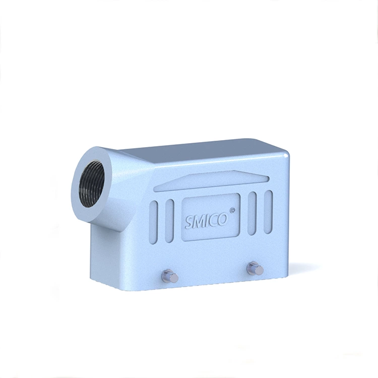 Conector industrial Sideway de 16 pinos, conectores industriais multipinos de alumínio fundido 19300161522