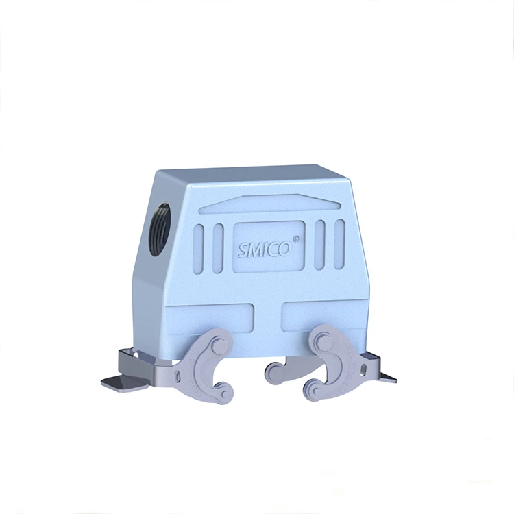 Conector retangular para serviço pesado com tampas HDC 19300160537