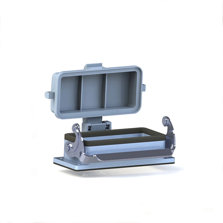 Caixas para Conector Industrial Múltiplo de Alta Resistência IP65 com tampa 09300160306