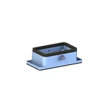 Conector de alta resistência H6B Caixa de montagem de anteparo H6B-ST-2B/C 09300060381