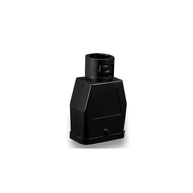 Capuz de plástico preto à prova d'água IP65 Entrada superior SO-HC.P-TK-2B-PAFS18 Conector de alta resistência 09120080428