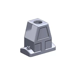 Conector de alta resistência IP68/IP69K para exaustor à prova d'água SO-HC10B-TKH-2S-M32 com entrada superior