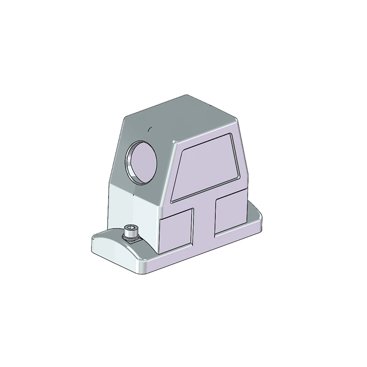 Conector de alta resistência IP68/IP69K à prova d'água, invólucro de capô SO-HC16B-SKH-2S-M32, entrada lateral