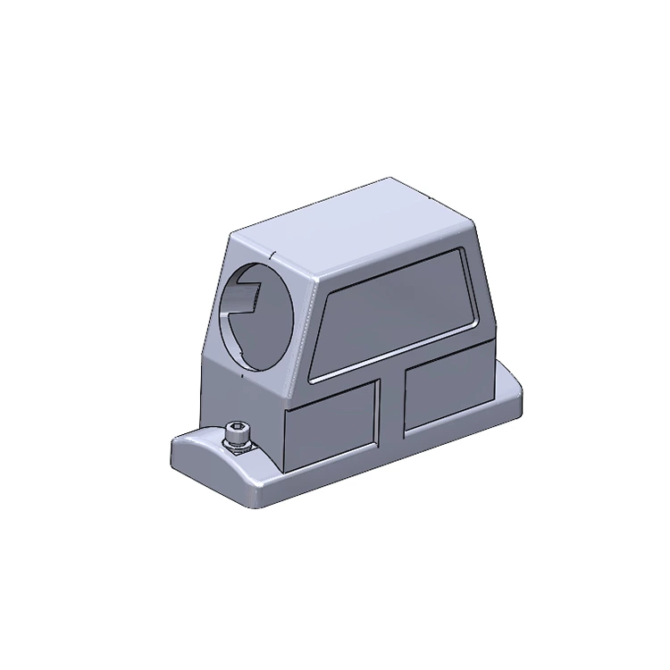 Conector de alta resistência IP68/IP69K à prova d'água, invólucro de capô SO-HC24B-SKH-2S-M32, entrada lateral, construção alta
