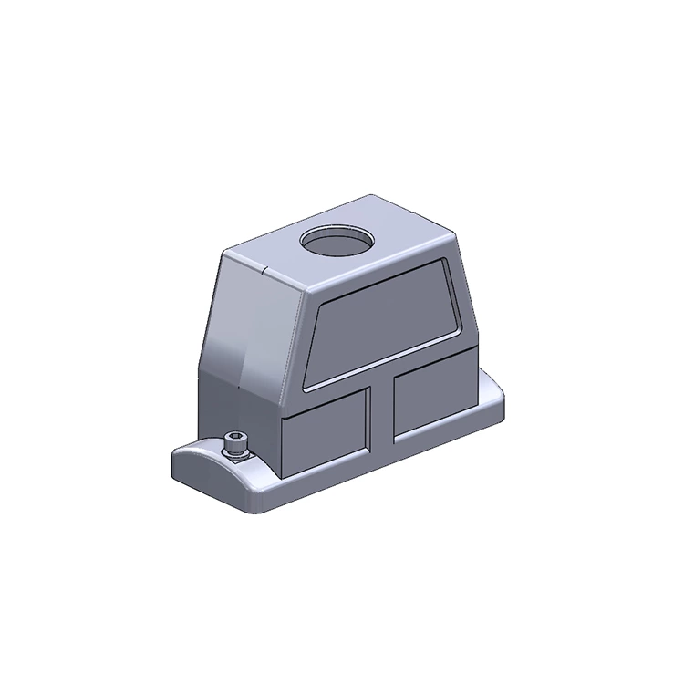 Conector de alta resistência IP68/IP69K à prova d'água, invólucro de capô SO-HC24B-TKH-2S-M32, entrada superior