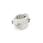 Conector de alta resistência 6 pinos 16A Quick Cage-Clamp Push in HE-006-MS conector retangular 09330062616
