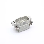 Conector macho de 16A 500V 10 pinos para serviço pesado, terminal de mola HE-010-MSB