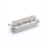 Conectores de serviço pesado de 24 pinos Conector de terminal de mola de inserção fêmea HE-024-FSB