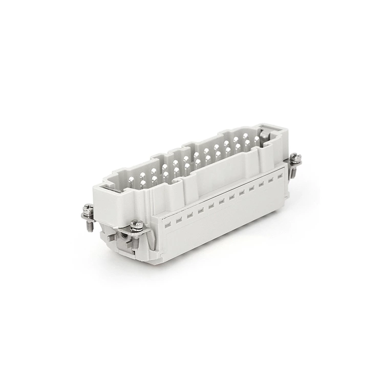 Conector de 24 pinos para serviço pesado Conector de terminal de gaiola macho HE-024-MS 09330242616