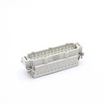 Conector de 24 pinos para serviço pesado, conector macho de mola de inserção HE-024-MSB