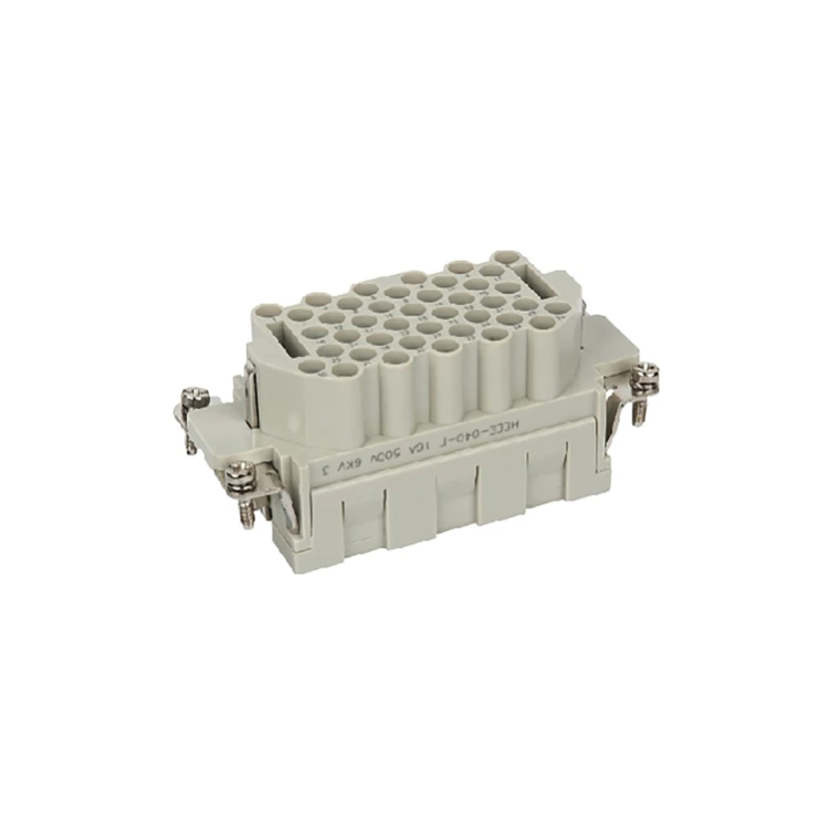 Conectores de crimpagem de alta resistência HEEE-040-FC Pinos fêmeas inserções conector 09320403101