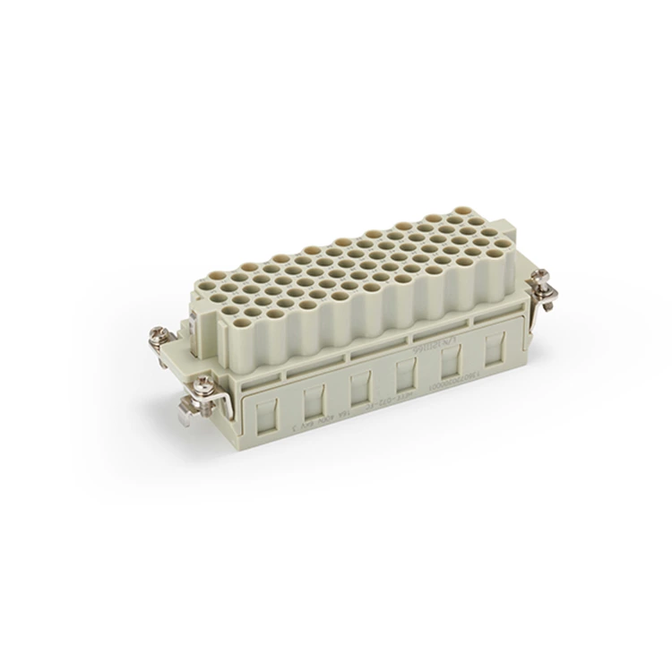 Conector de alta resistência para aviação, plugue de 72 pinos HEEE-072-FC, conector fêmea