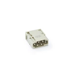 Conector elétrico modular de 6 pinos para serviço pesado HME-006-MQ, terminal de encaixe rápido 09140062633