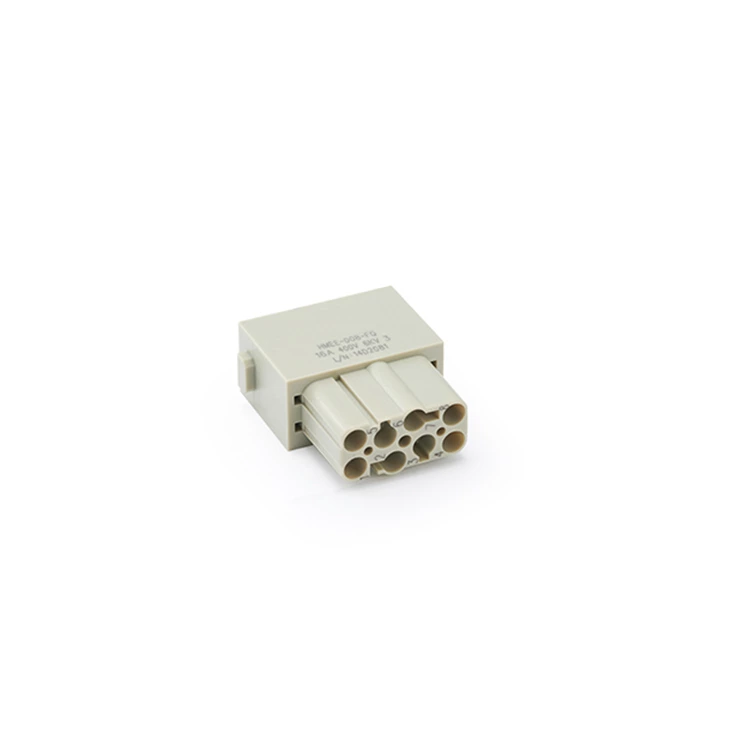 Conector modular de 8 pinos para serviço pesado SO-HMEE-008-FQ terminal de encaixe rápido 09140082733