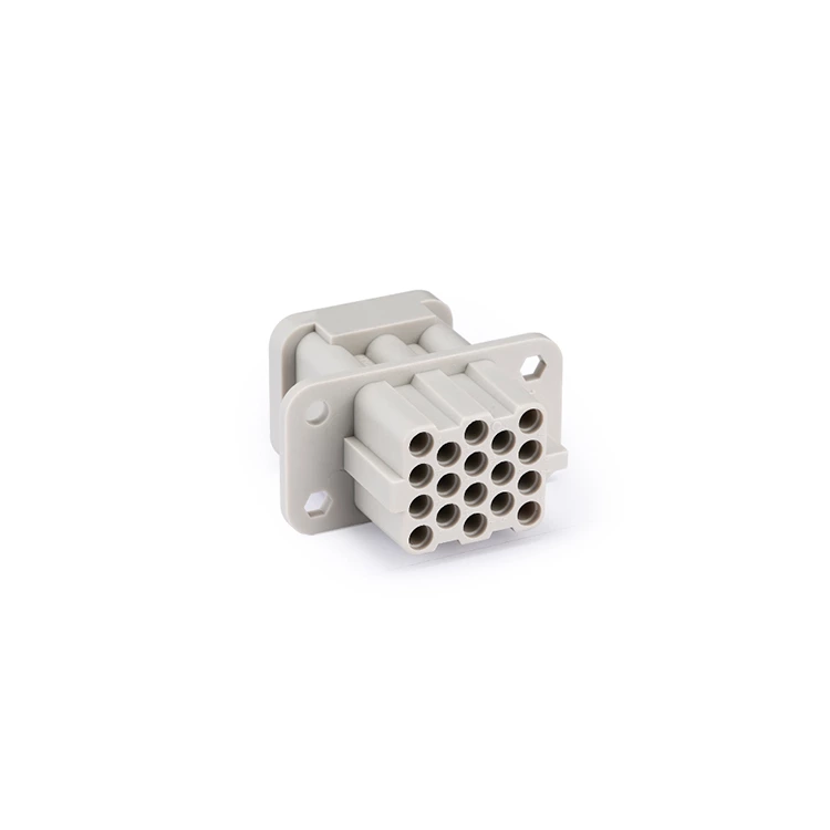 Conector retangular HQ-017-FC conectores de alta resistência 17 pinos 09120173101