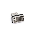Conector retangular HQ-017-MC conectores de alta resistência 17 pinos 09120173001